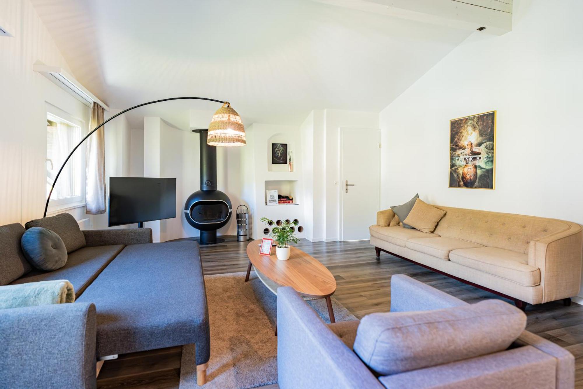 Unique Penthouse With Gallery And Mountain View Kandersteg Exterior foto